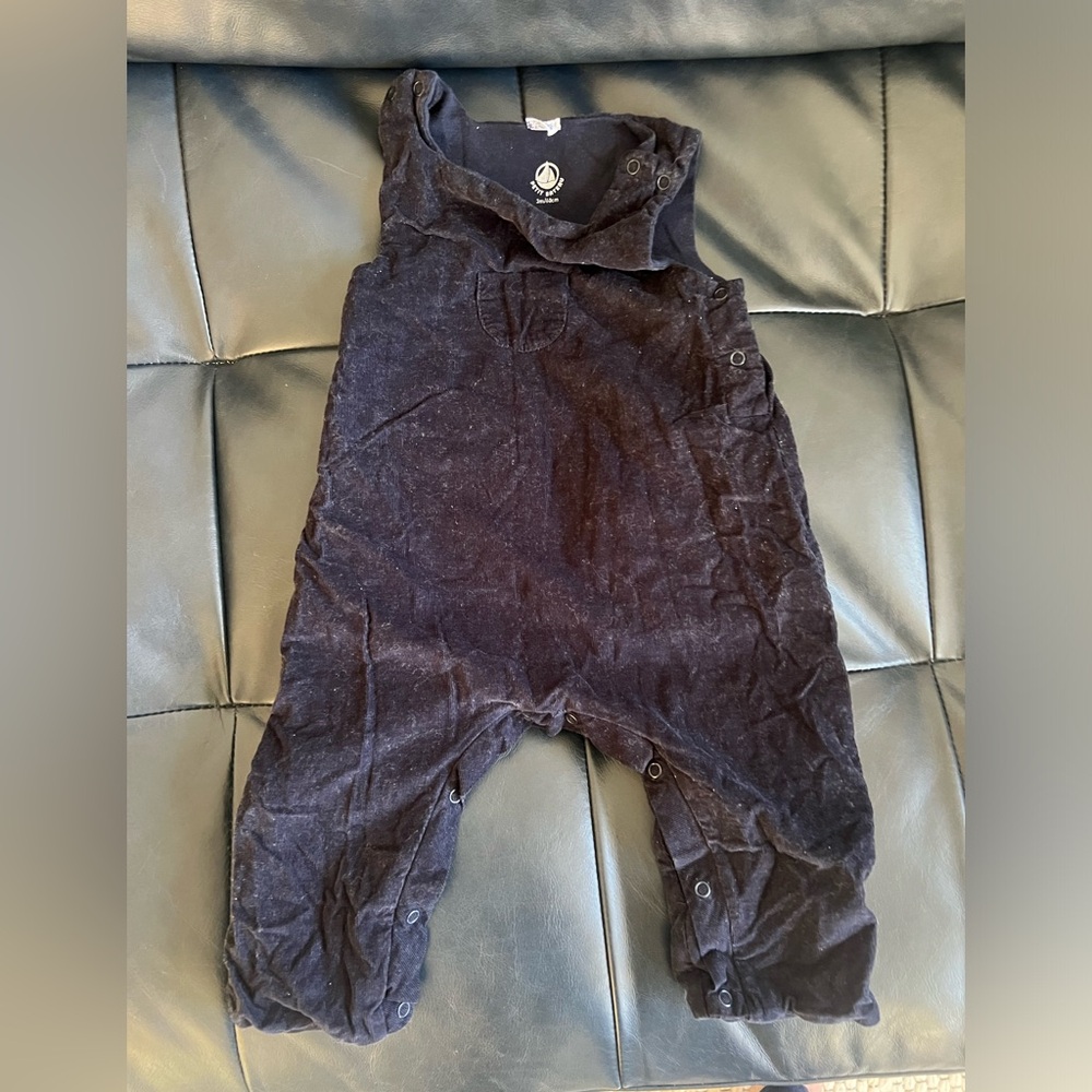 Petit Bateu corduroy, looking overall one piece, romper, jumpsuit onesie